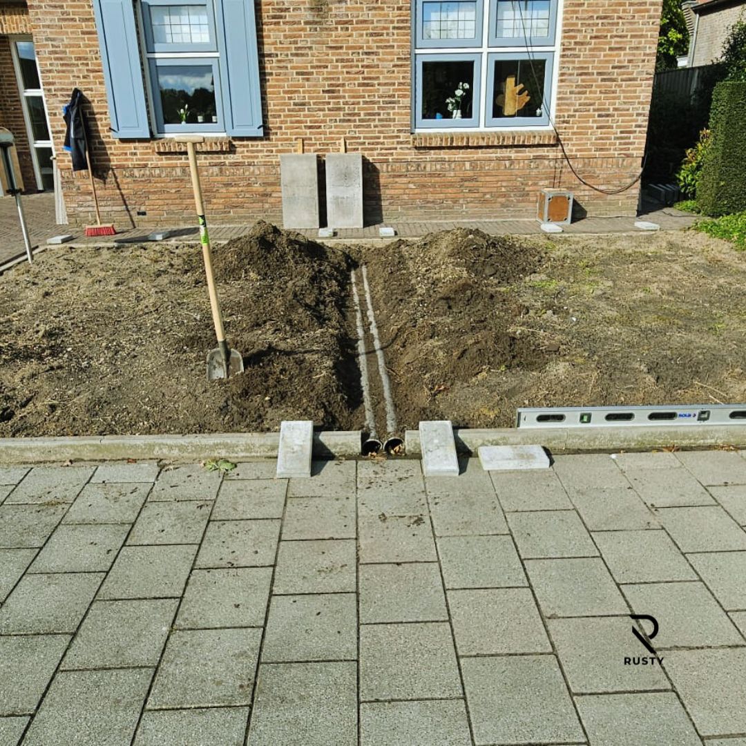 Voorbereiding en aanleg door Rusty
